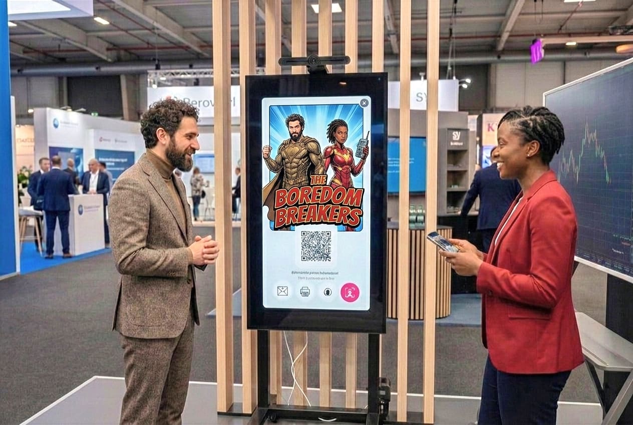 AI Photo Booth — Boredom Breakers at event