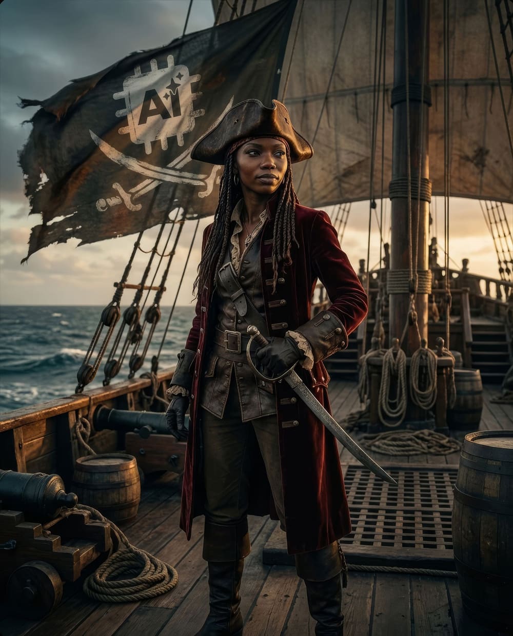 Caribbean Pirate style